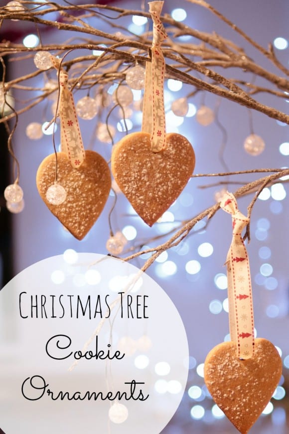 Christmas tree cookie ornaments