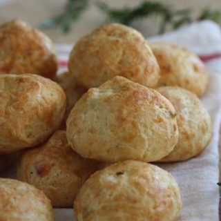 Herb Emmental Gruyere Gougeres Recipe
