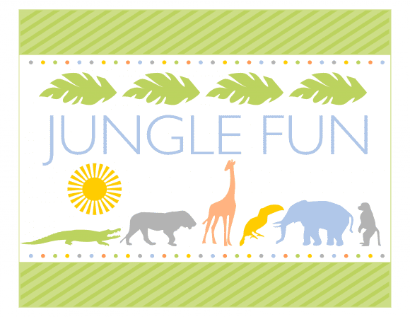 Free Jungle Party Printables - Poster