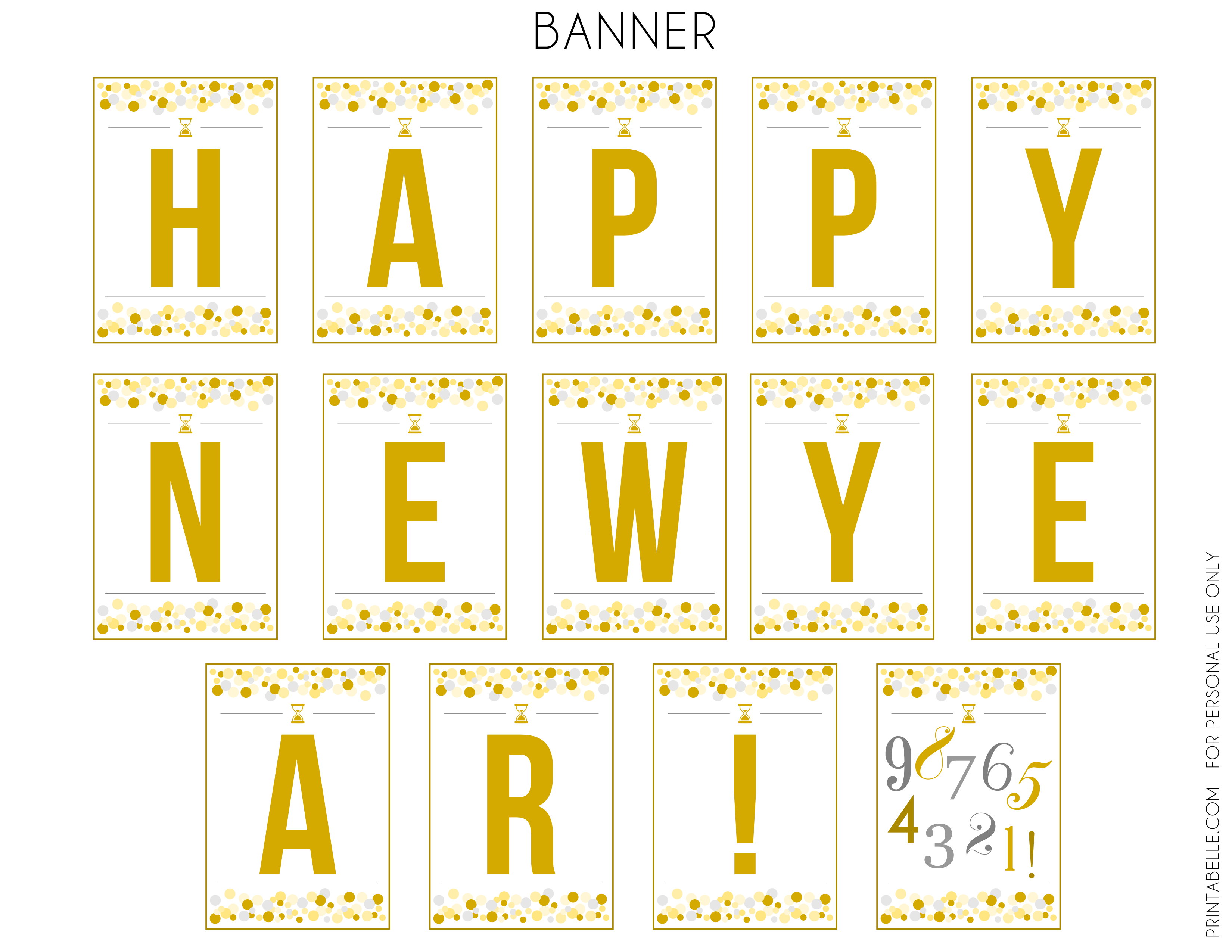 Free New Year's Party Printables Catch My Party
