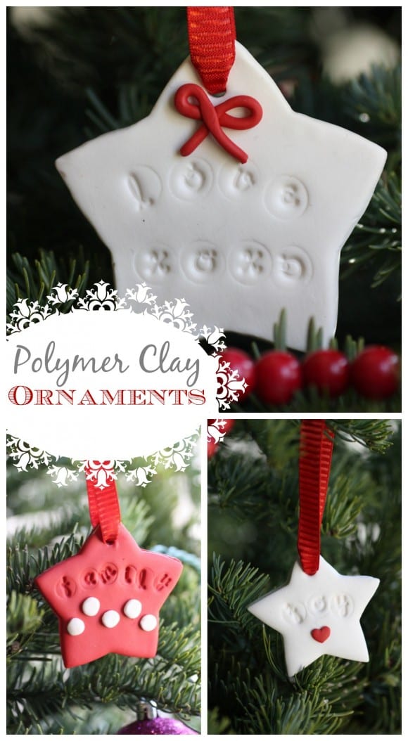 Polymer clay ornament DIY