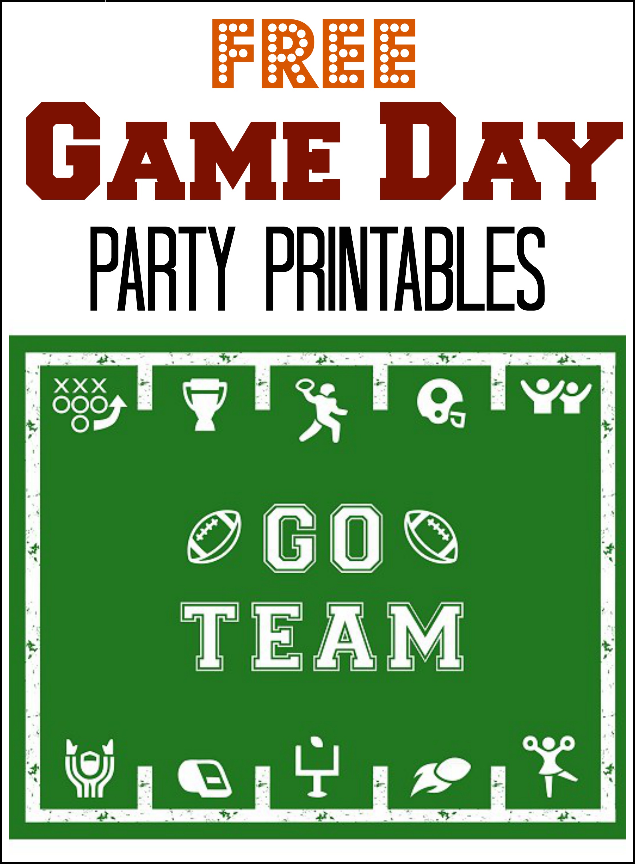 Free printables for Game Day parties!2224 x 3024