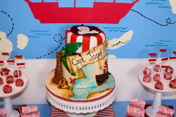 Pirate birthday party ideas from catchmyparty.com.