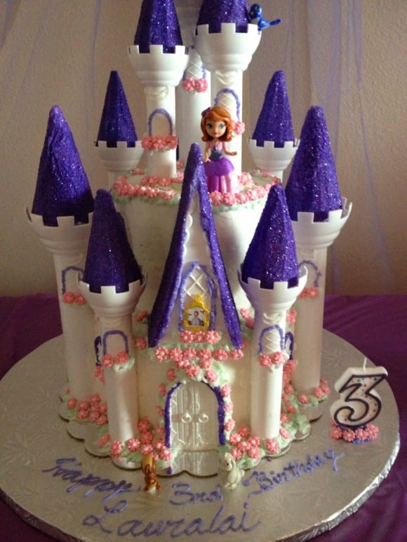 Sofia the First birthday cake