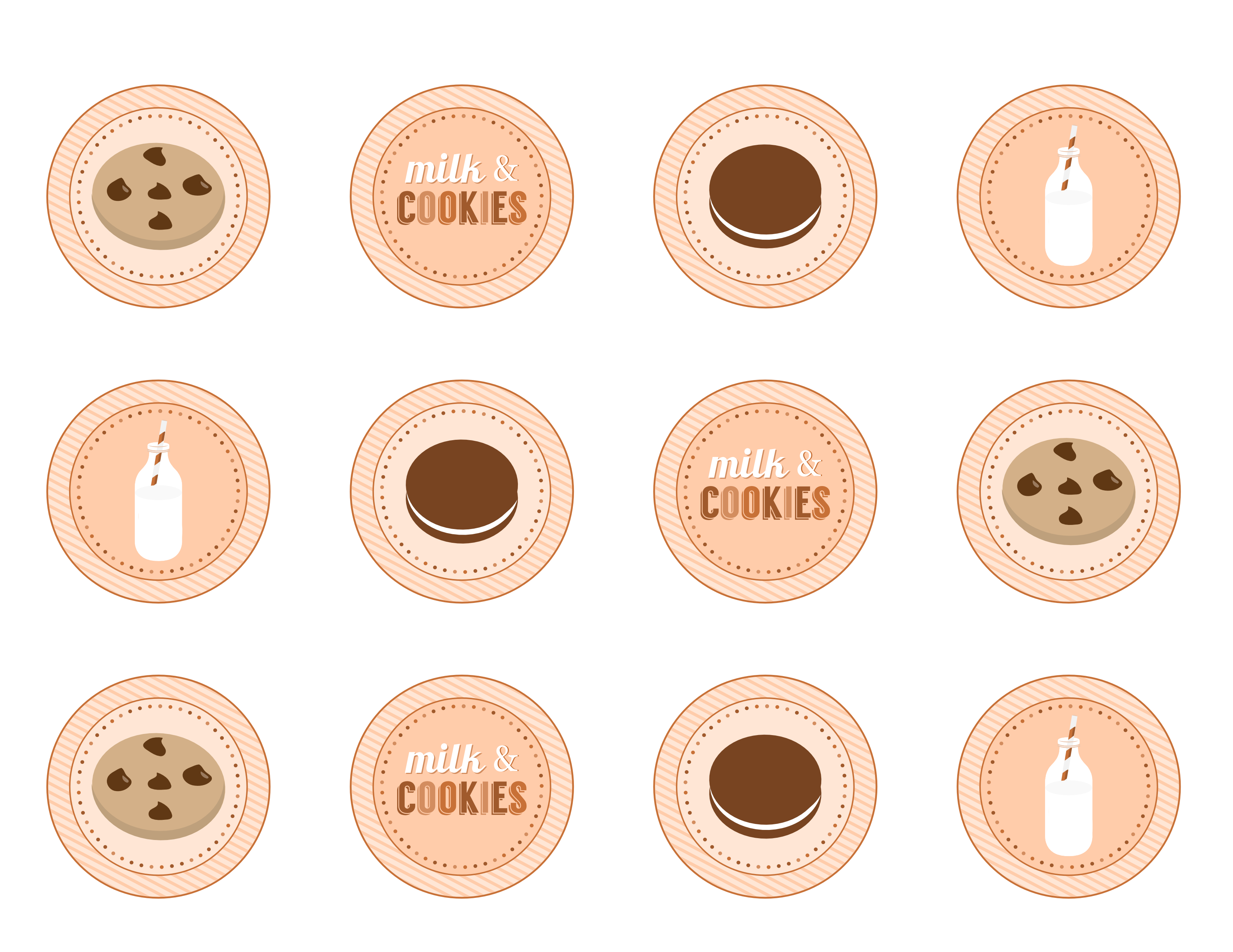 Free Cookies And Milk Party Printables Catch My Party