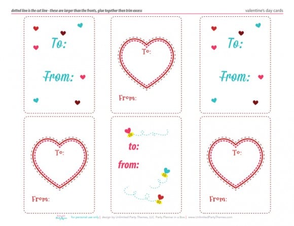 Free Valentine's Day party printables
