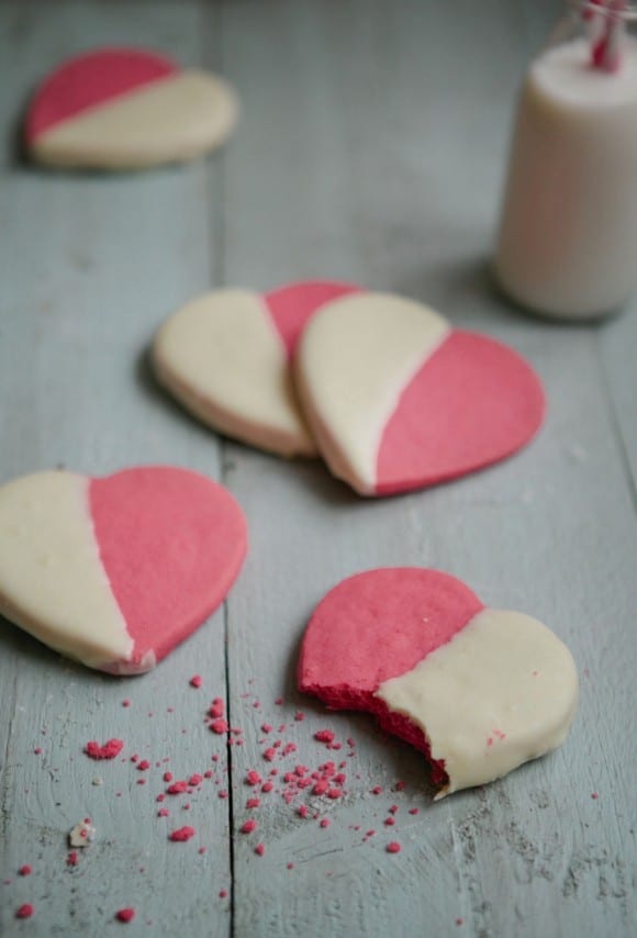 Rose and Vanilla Hearts Recipe | catchmyparty.com