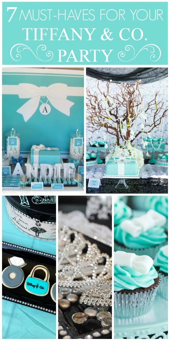 7 Must Have Tiffany's Party Ideas | CatchMyParty.com