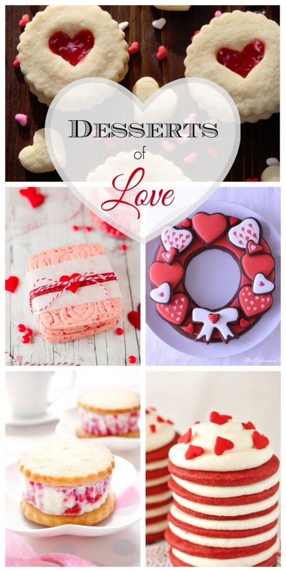 Beautiful Valentine's Day desserts