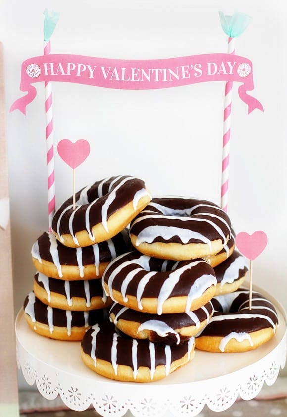 Valentines Day donut treat | CatchMyParty.com