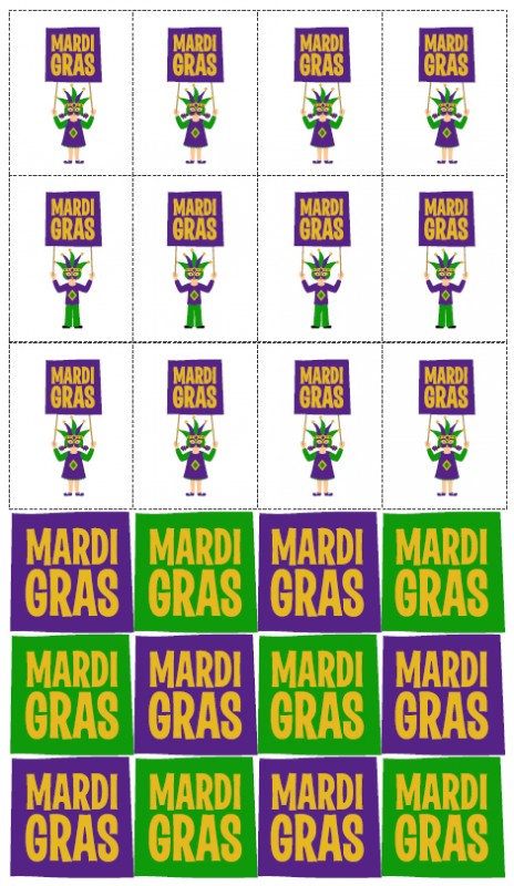 Free printables for Mardi Gras! | CatchMyParty.com