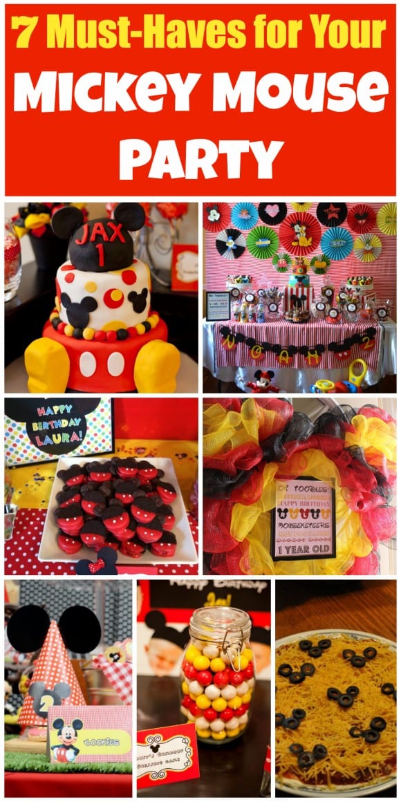 7 must-have ideas for your Mickey Mouse party