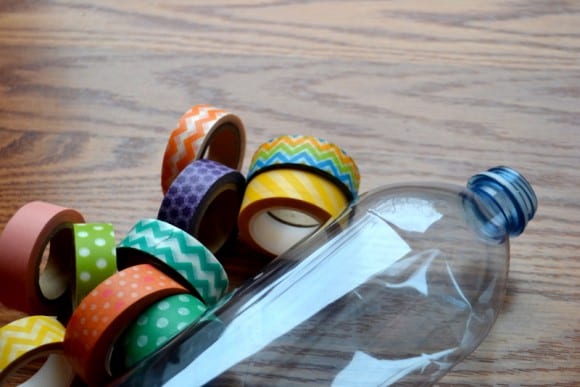 Washi Tape Easter Basket DIY | catchmyparty.com