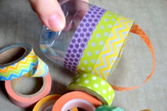 Washi Tape Easter Basket DIY | catchmyparty.com