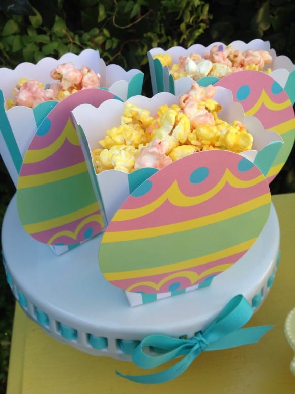 Kid's Easter Dessert Table | CatchMyParty.com