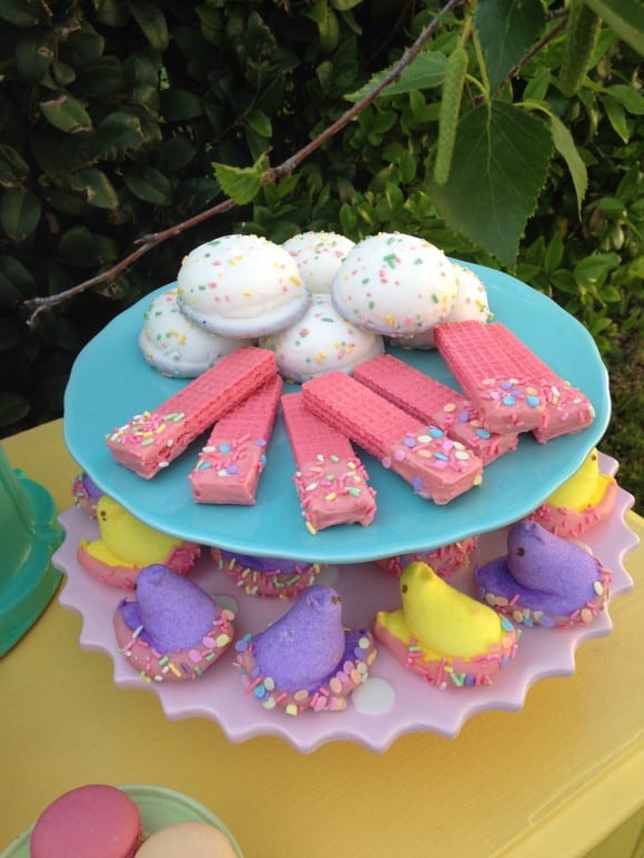 Kid's Easter Dessert Table | CatchMyParty.com