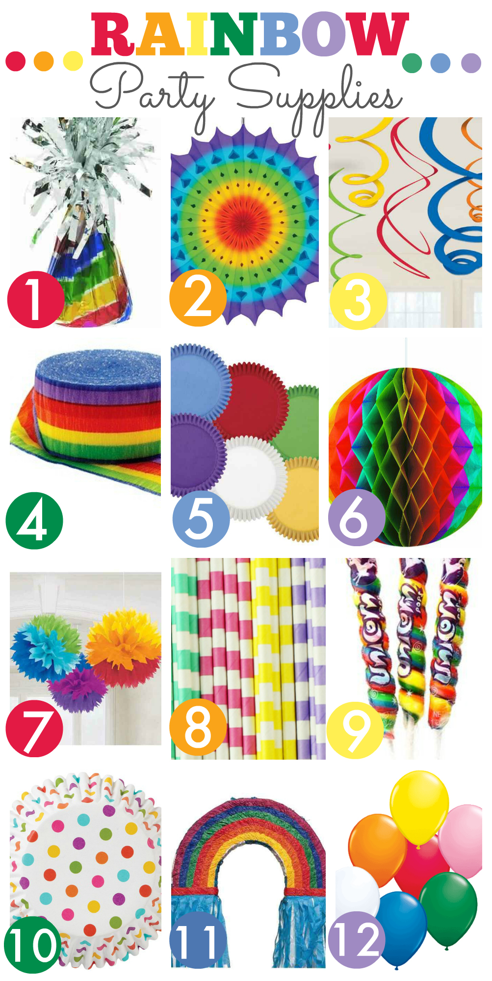 Rainbow Party Ideas The Catch My Party Blog The