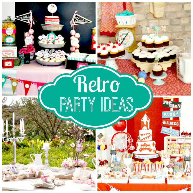 Retro Party Ideas The Catch My Party Blog The