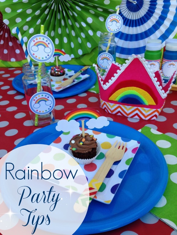 4 Tips For Throwing A Rainbow Party Catch My Party