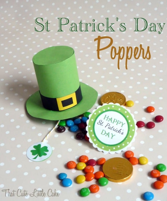 St. Patrick's Day Leprechaun Hat Popper DIY | CatchMyParty.com 