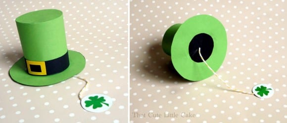 St. Patrick's Day Leprechaun Hat Popper DIY | CatchMyParty.com 