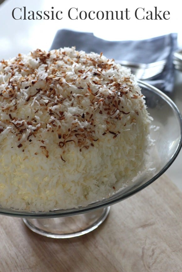 Toasted coconut cake recipe | CatchMyParty.com