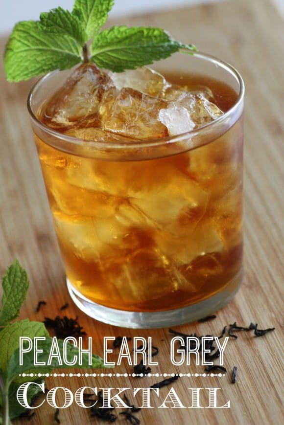 Earl Grey Peach Cocktail Recipe | CatchMyParty.com