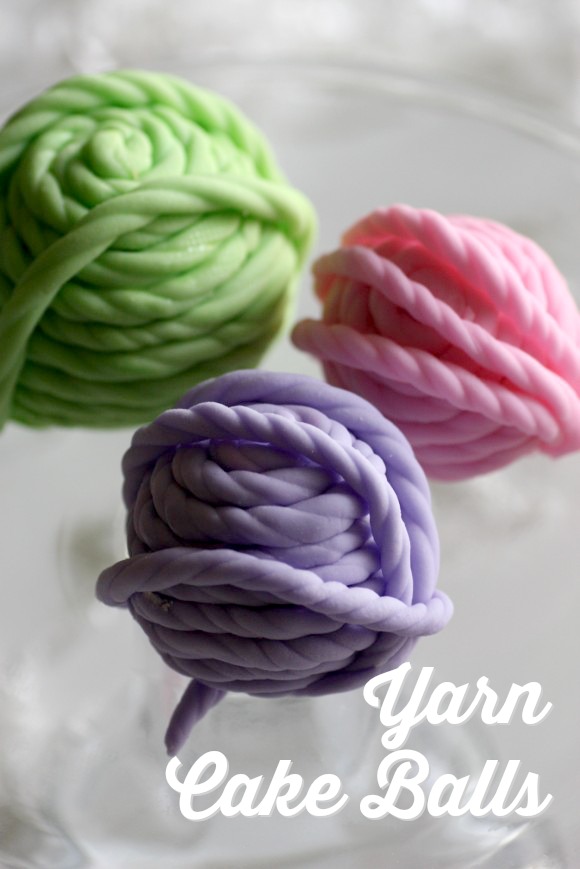 Yarn cake balls for Grumpy Cat | CatchMyParty.com