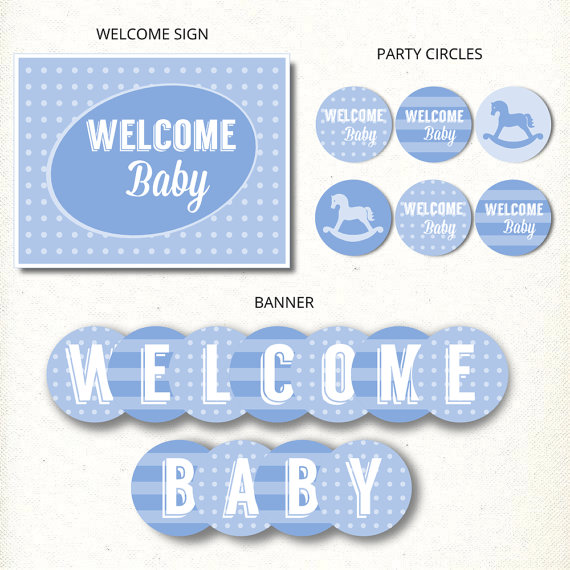 Blue Boy Baby Shower Ideas | CatchMyParty.com