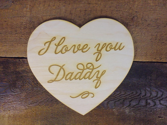 Father's Day Wooden Photobooth Prop | CatchMyParty.com