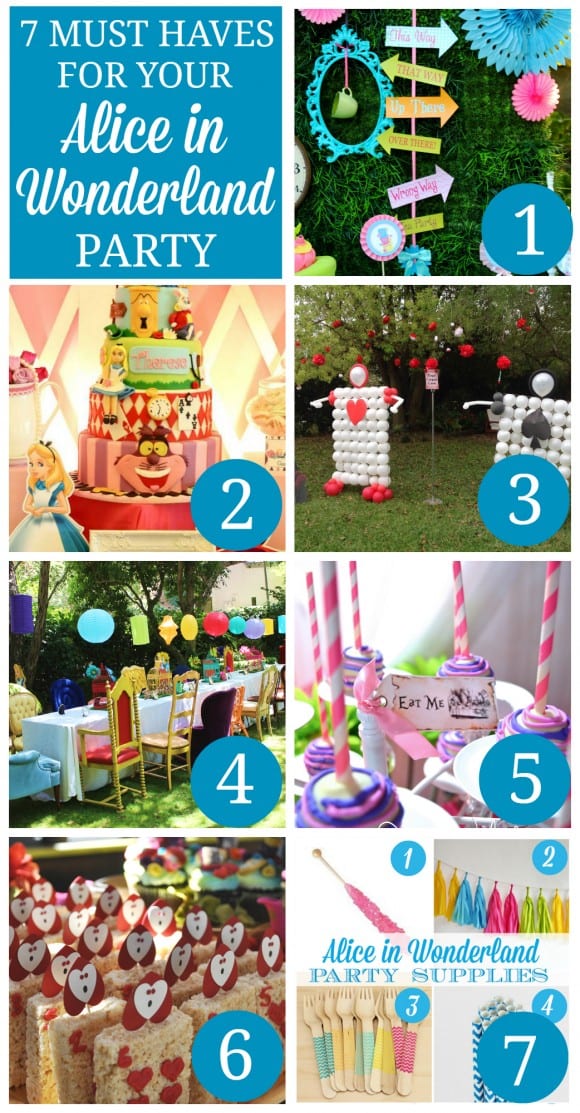7 Alice in Wonderland Party Ideas | CatchMyParty.com