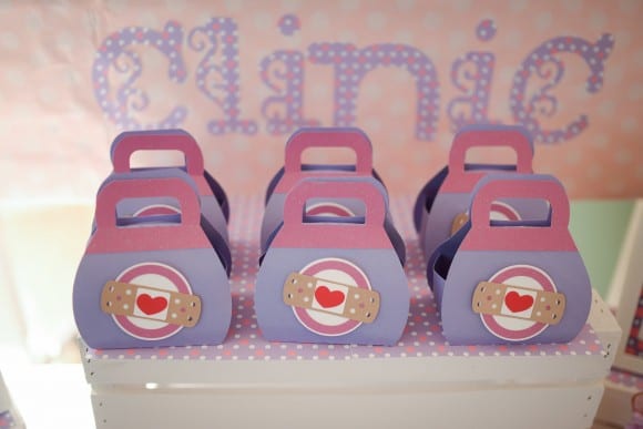 Doc McStuffins Favor Bag Ideas | CatchMyParty.com