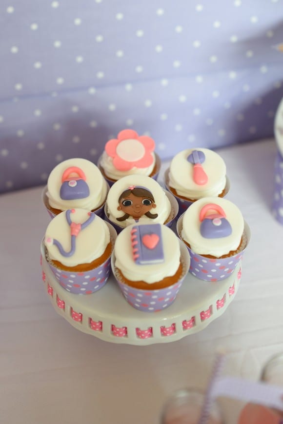 Doc McStuffins Cupcake Ideas | CatchMyParty.com