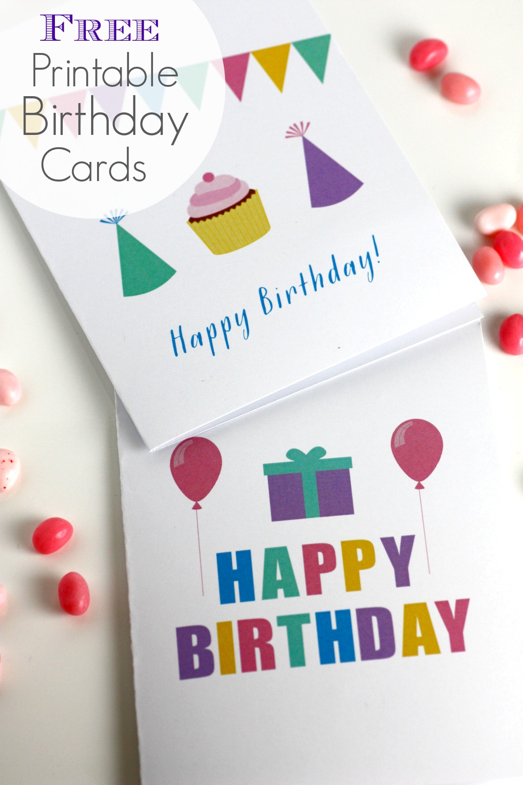 Happy Birthday Free Printable Card Templates Birthday Card Template 