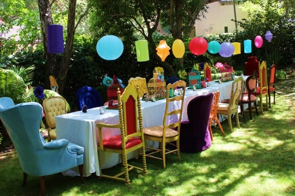 Alice in Wonderland Party Table Ideas | CatchMyParty.com
