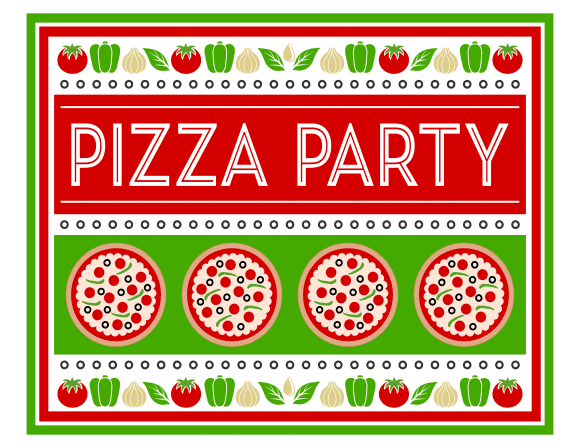Free Pizza Party Printables | CatchMyParty.com