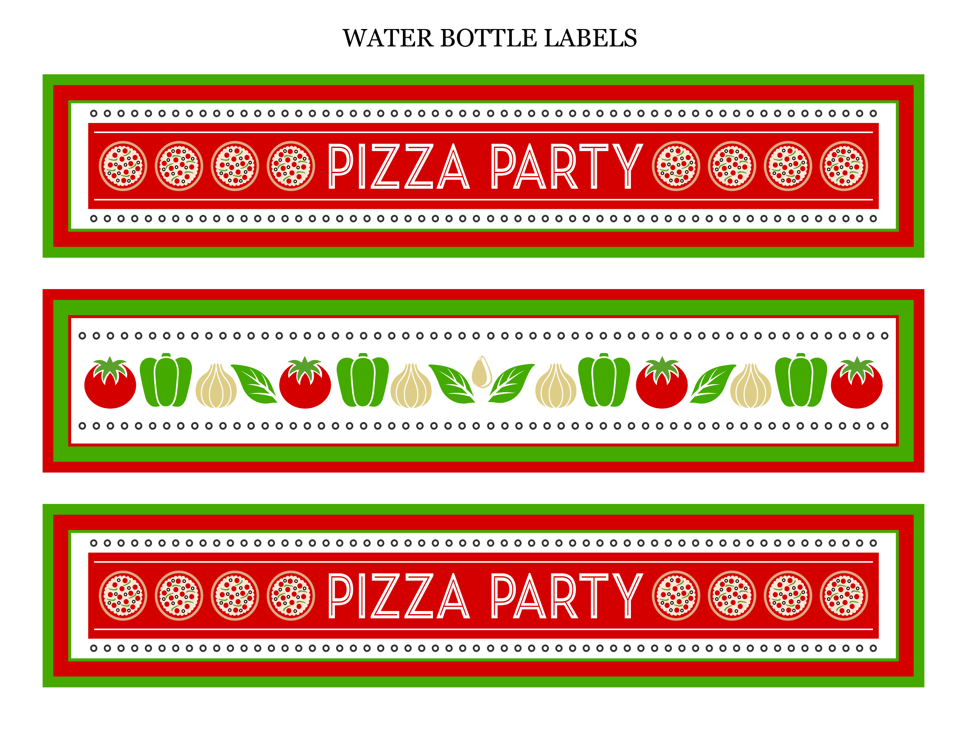 Free Pizza Party Printables Catch My Party