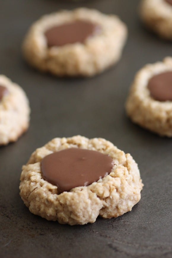 Coconut Nutella Oatmeal Cookie Recipe | CatchMyParty.com