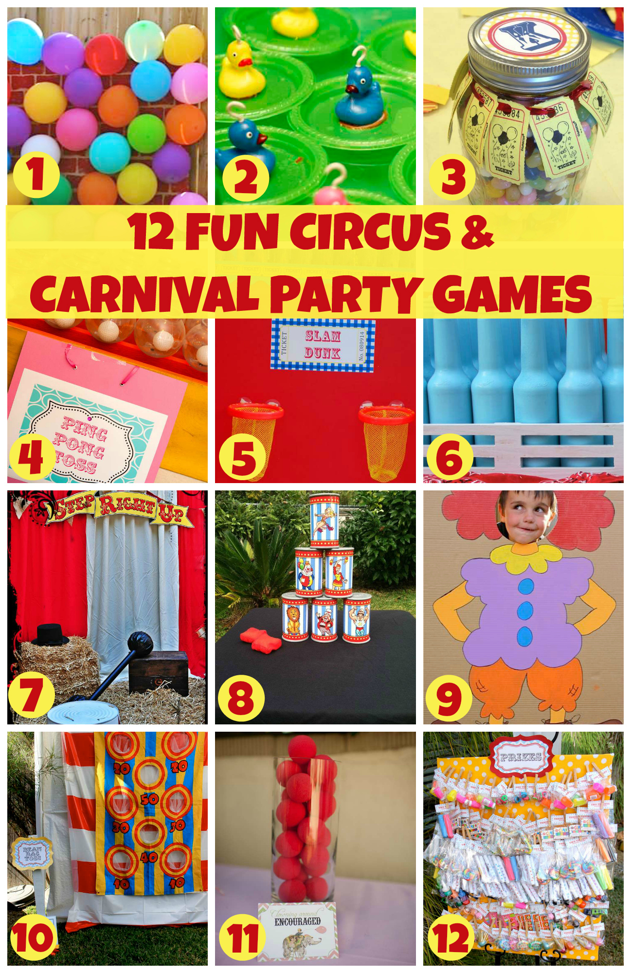 Carnival Game Ideas For Preschoolers