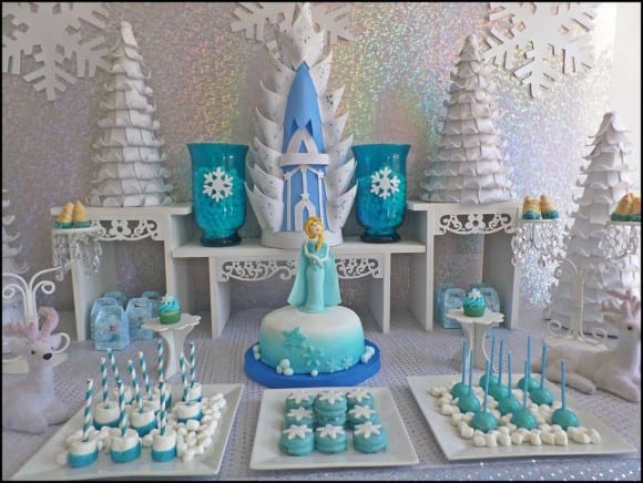 10 must-see Frozen dessert tables! | CatchMyParty.com