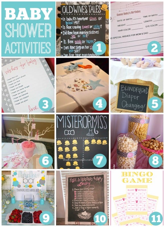 Great baby shower activities | CatchMyParty.com