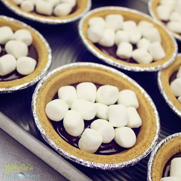 Mini S’mores Brownies Recipe | CatchMyParty.com