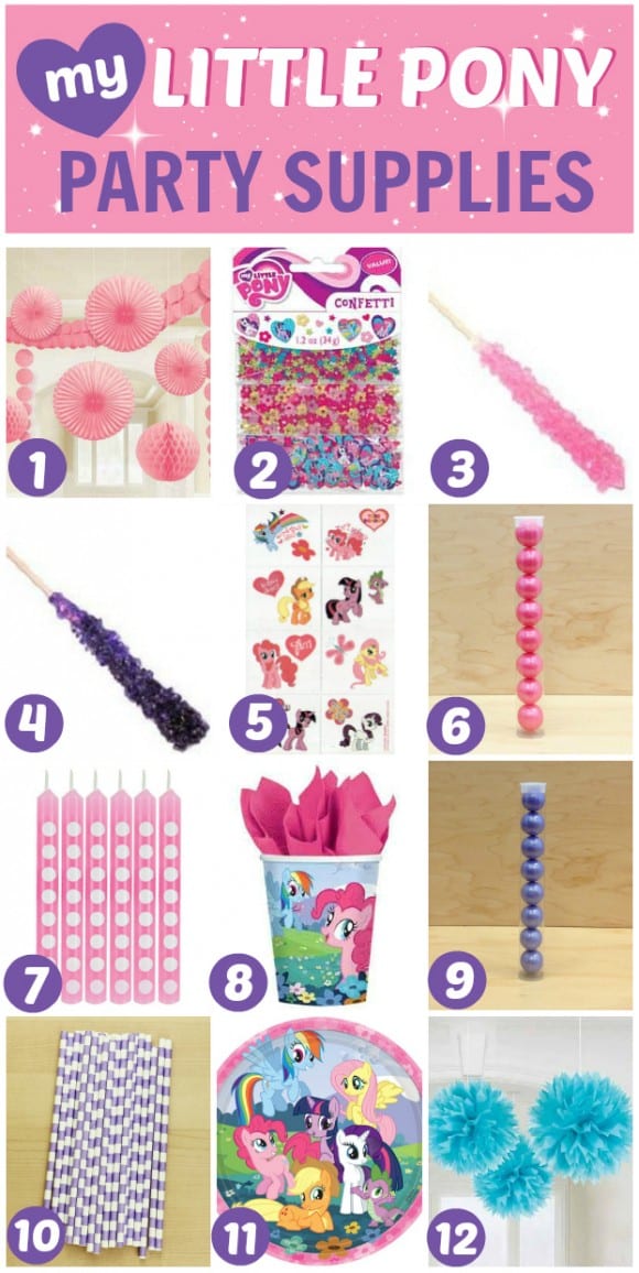 My Little Pony Party Supplies from the Catch My Party Store | CatchMyParty.com