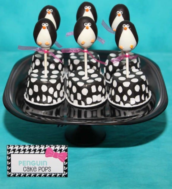Penguin cake pops | CatchMyParty.com