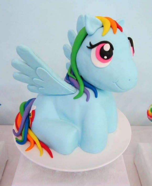 My Little Pony Party Cake | CatchMyParty.com