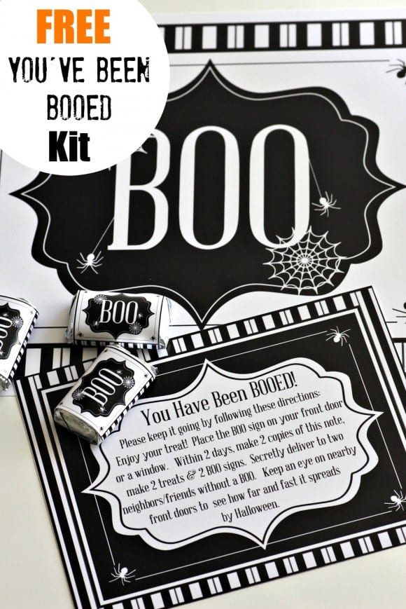 You've been BOOed free printable kit |CatchMyParty.com