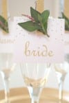 DIY Glittered Clothes Pin Place Card Holders | CatchMyParty.com