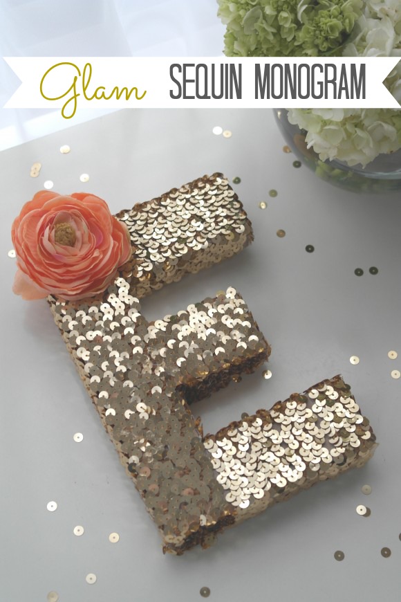 Sequin Monogram Letter | CatchMyParty.com