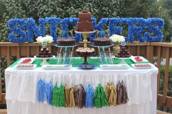 Blue Tissue Paper Letters | CatchMyParty.com