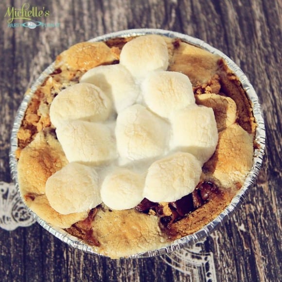 Mini S'more Brownie Recipe | CatchMyParty.com